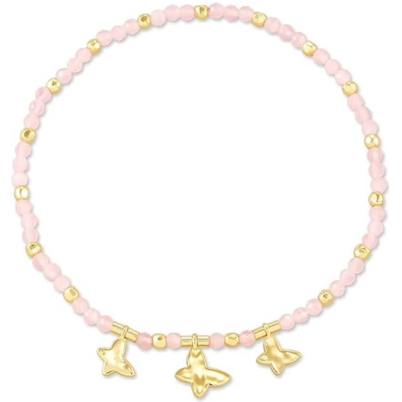 Kendra Scott Jewelry - Kendra Scott Lillia Butterfly Stretch Bracelet in 14k GoldPlated Brass w/Dustbag